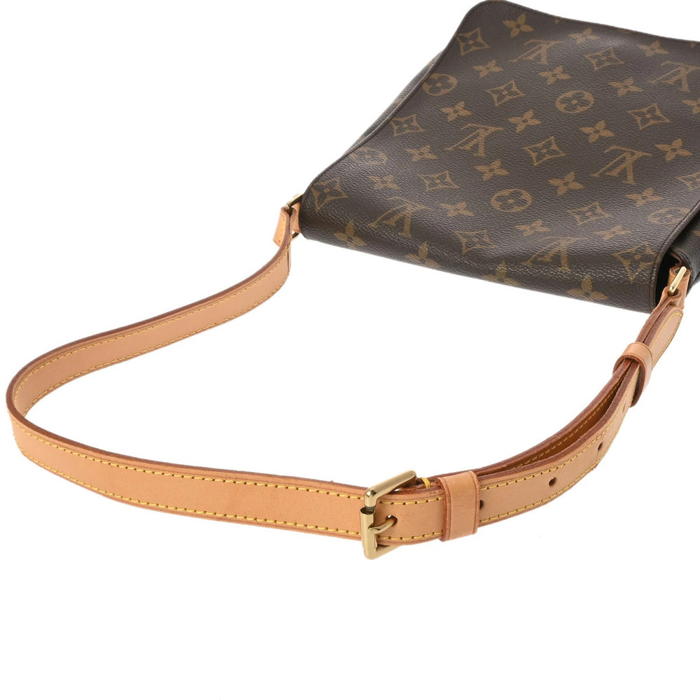 Louis Vuitton Short Salsa Musette Brown Monogram Canvas Bag Shoulder - Picture 3 of 9